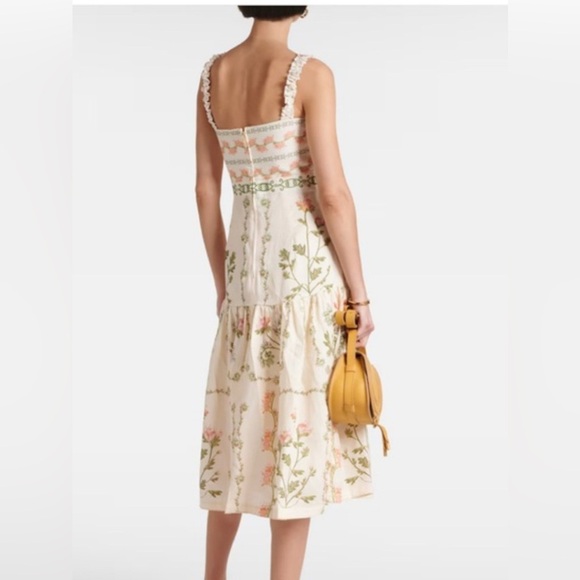 Agua by Agua Bendita nispero  Midi Dress L - Picture 2 of 6